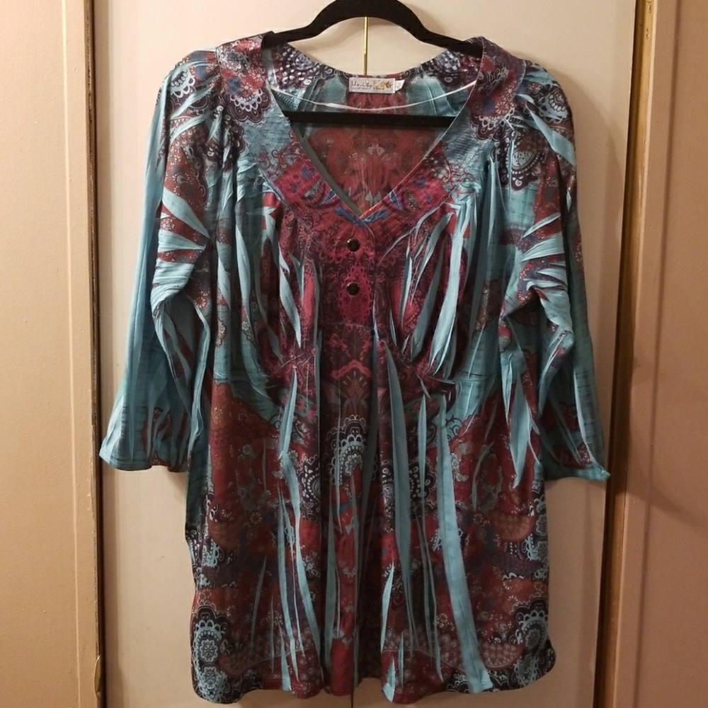 🛍Unity World Wear 1X Blouse🛍 3/$15